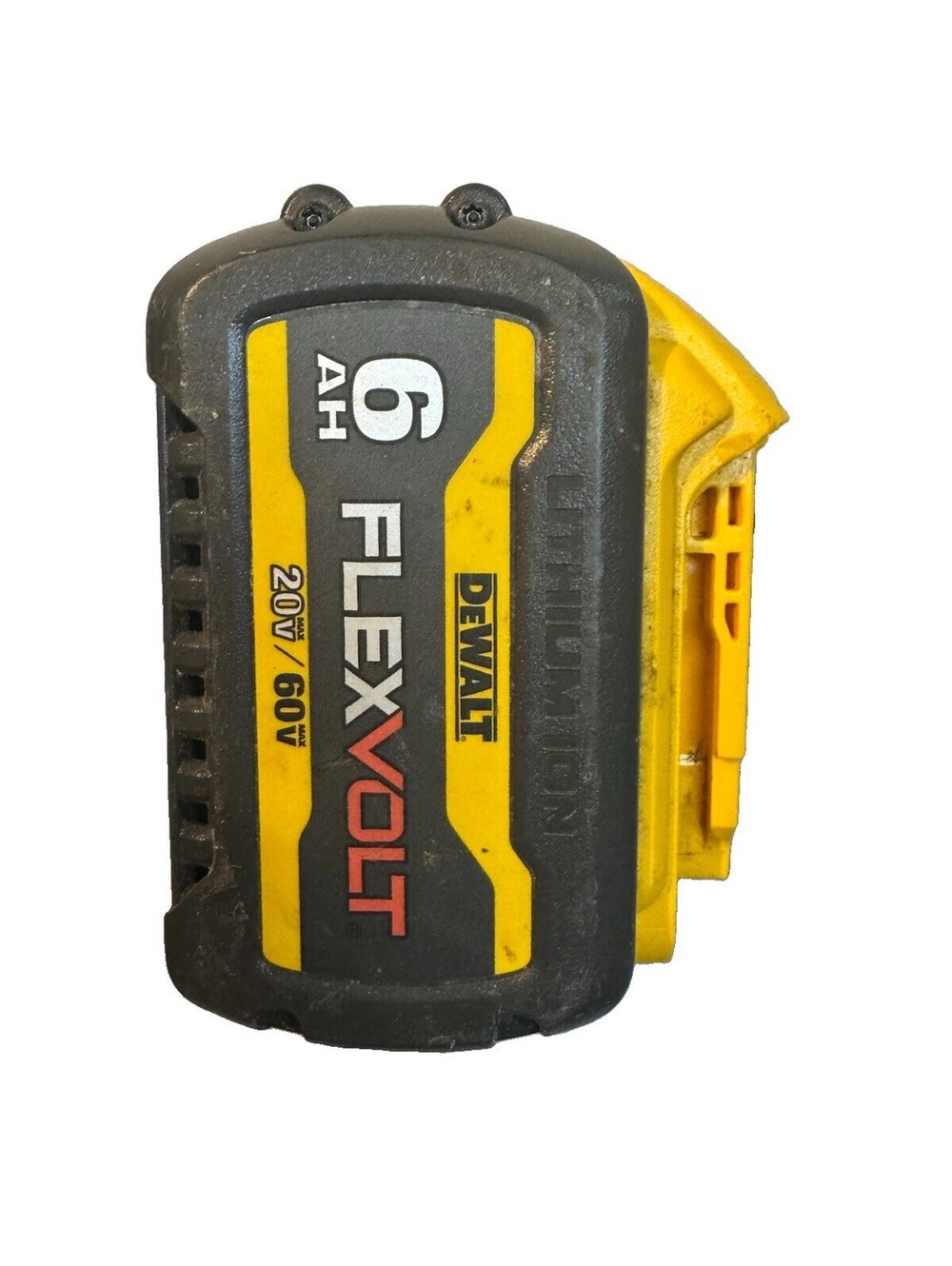 (A) DEWALT DCB606 FLEXVOLT 20V/60V MAX 6Ah Battery UNTESTED No Indicator Lights - Picture 5 of 7